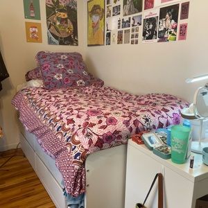 ANTHROPOLOGIE TWIN DUVET SET